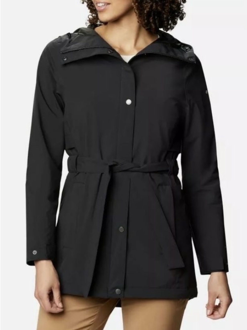 Columbia Trench of Many XS black rain coat jacket